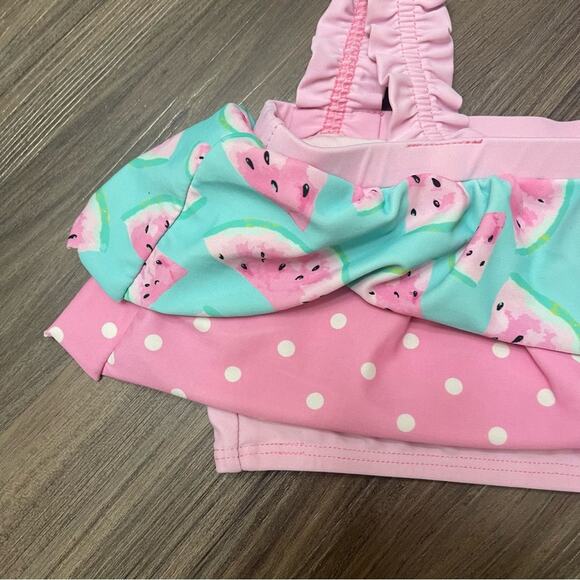 Matilda Jane Size 6 pink watermelon swimsuit top only - Picture 5 of 5